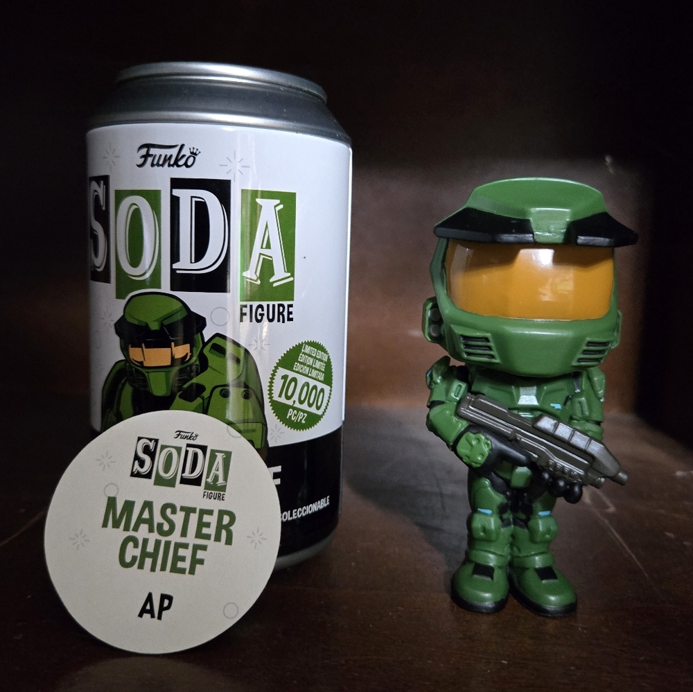 Artist Proof Master Chief Funko Soda